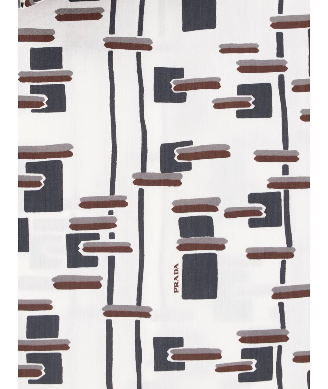 PRADA Мульти хлопковая кэжуал рубашка, фото 4