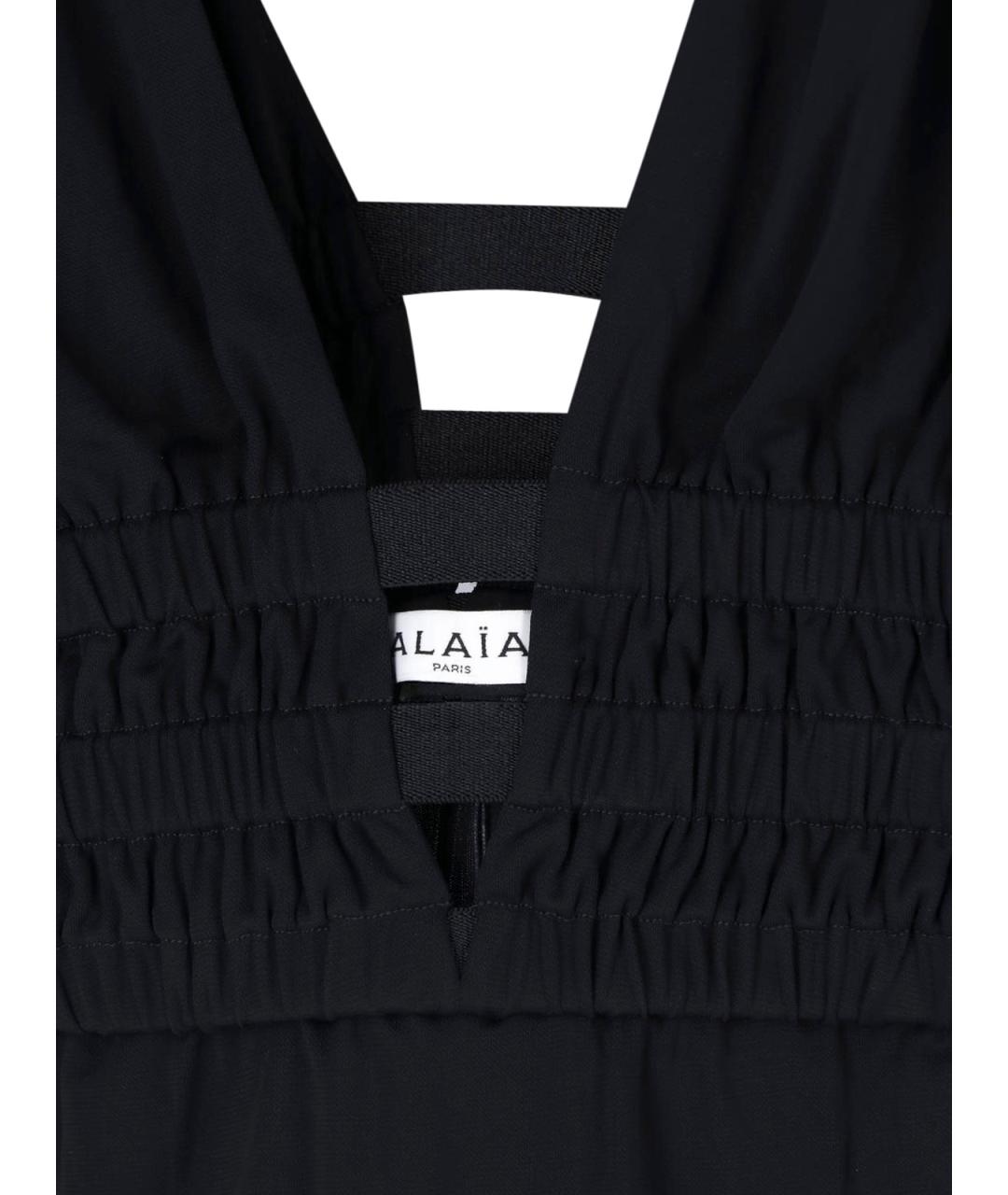 ALAIA Черное вискозное боди, фото 3