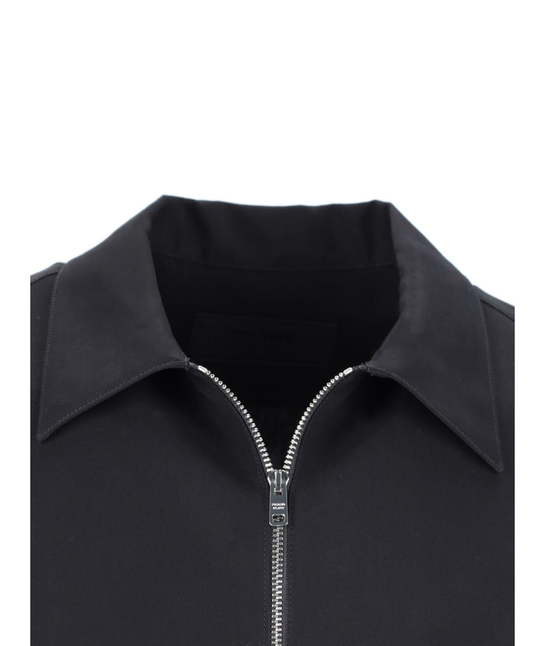 PRADA Черная хлопковая кэжуал рубашка, фото 4