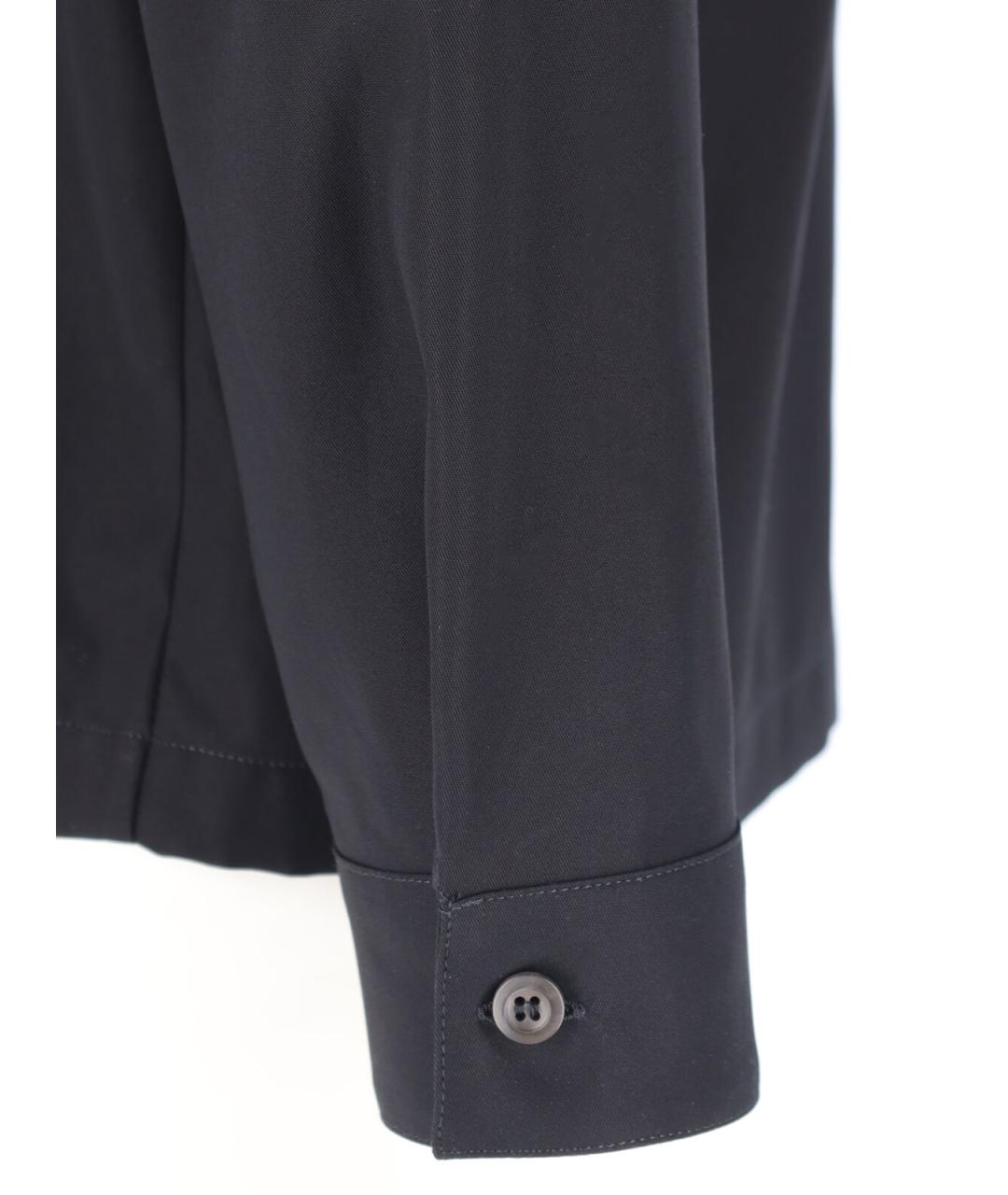 PRADA Черная хлопковая кэжуал рубашка, фото 5