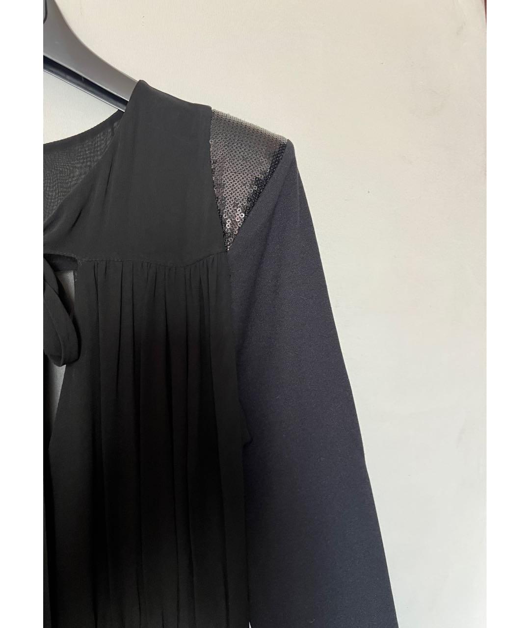 BLUMARINE Черное вискозное платье, фото 4