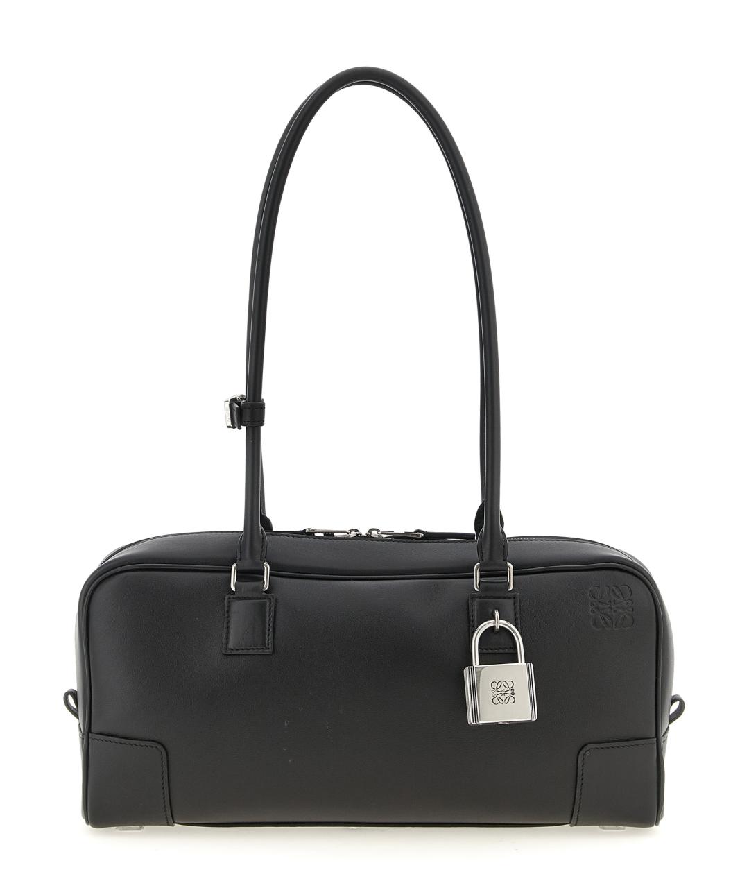 LOEWE Черная кожаная сумка через плечо, фото 1