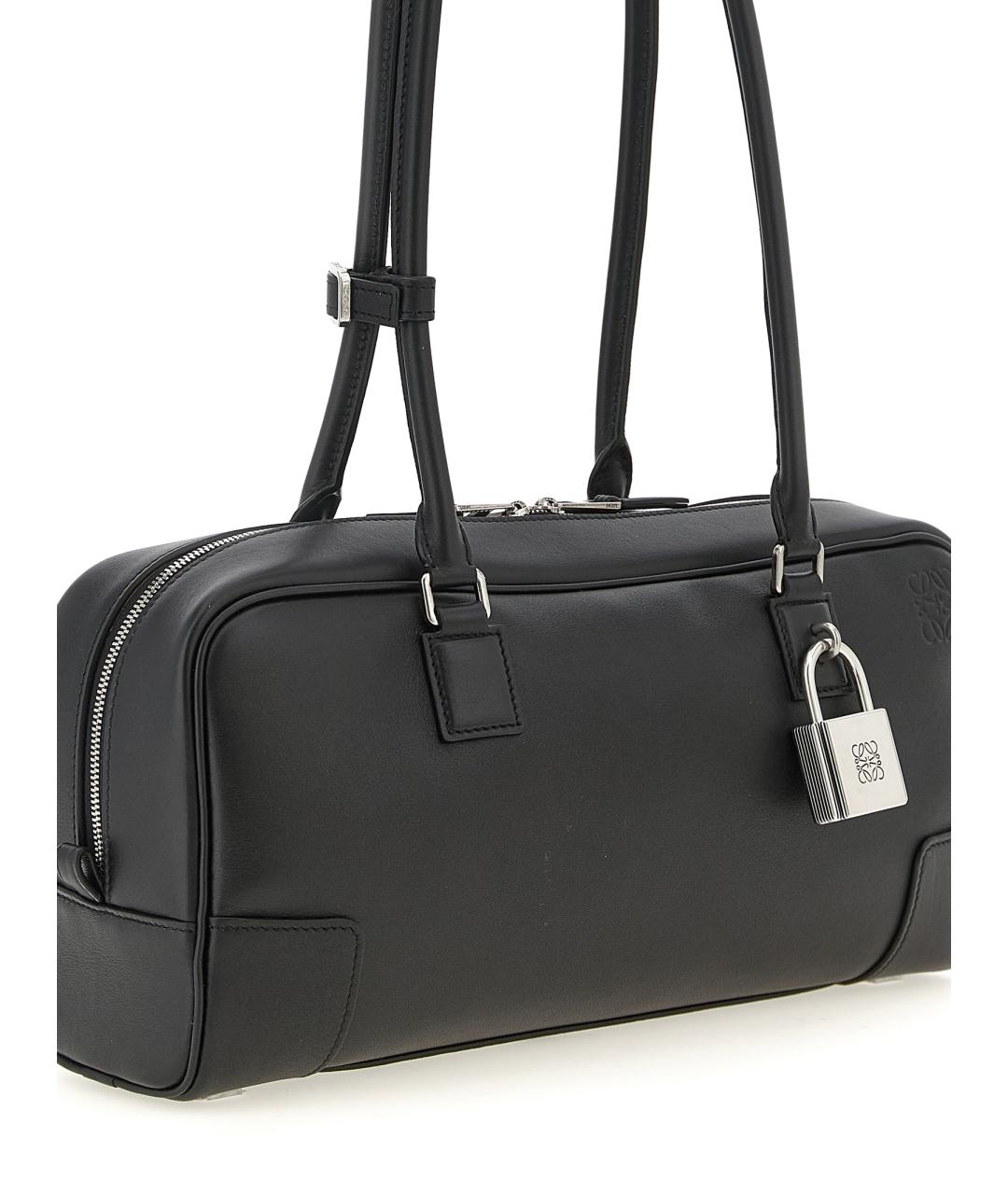 LOEWE Черная кожаная сумка через плечо, фото 3