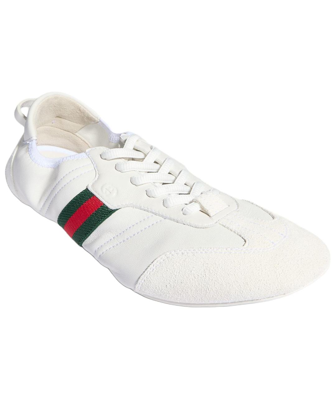 GUCCI Белые кеды, фото 3