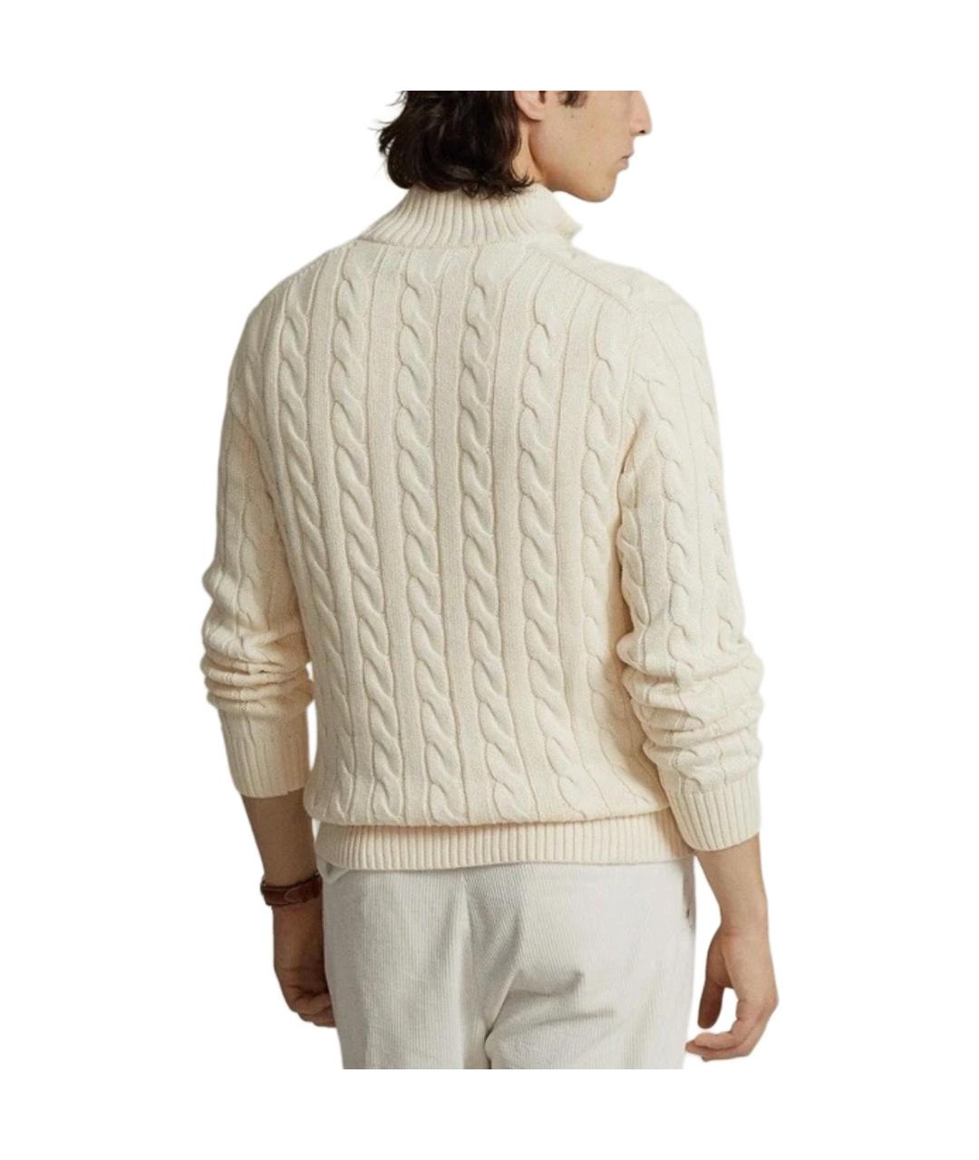 POLO RALPH LAUREN Бежевый джемпер / свитер, фото 4