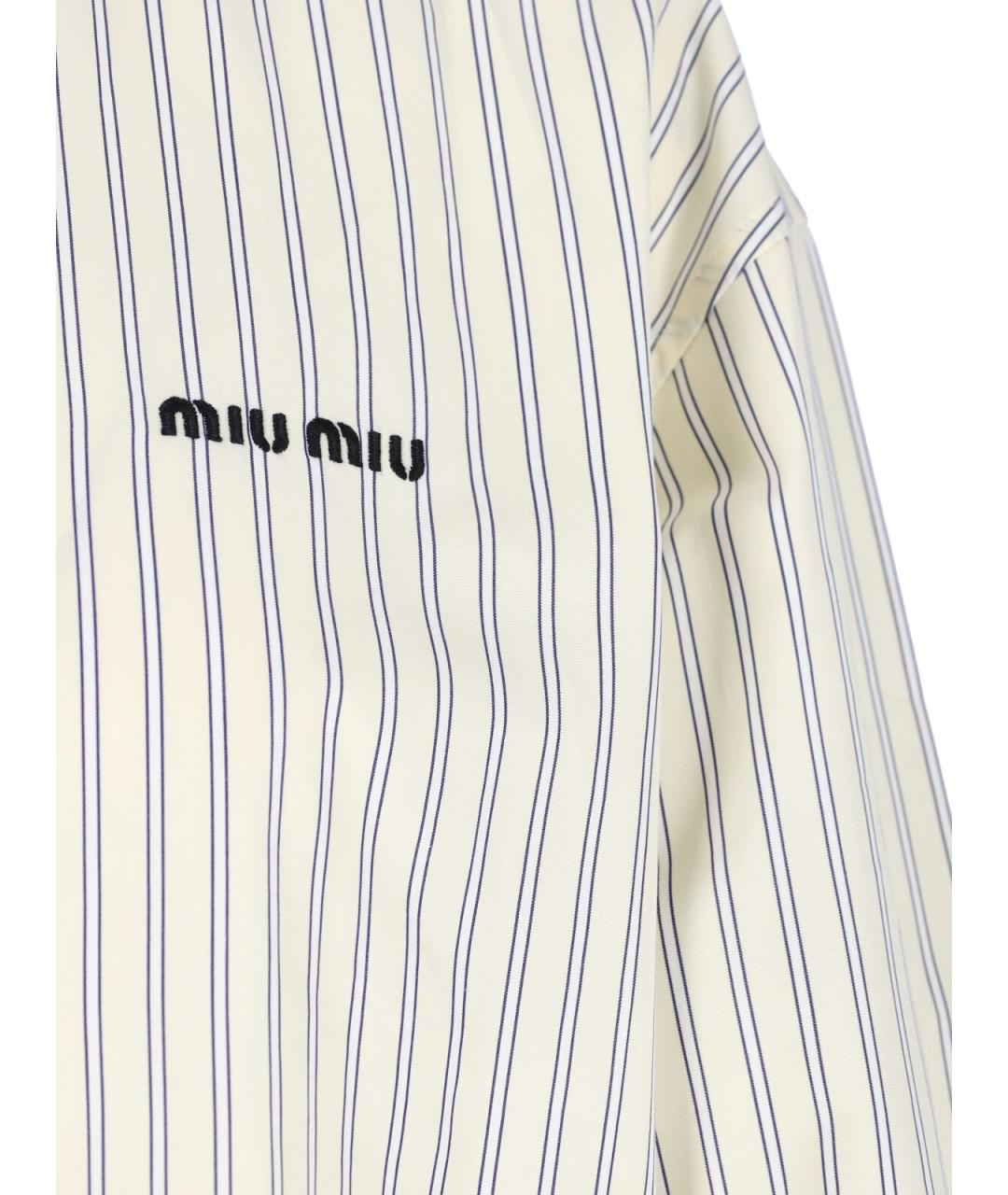 MIU MIU Мульти хлопковая рубашка, фото 3