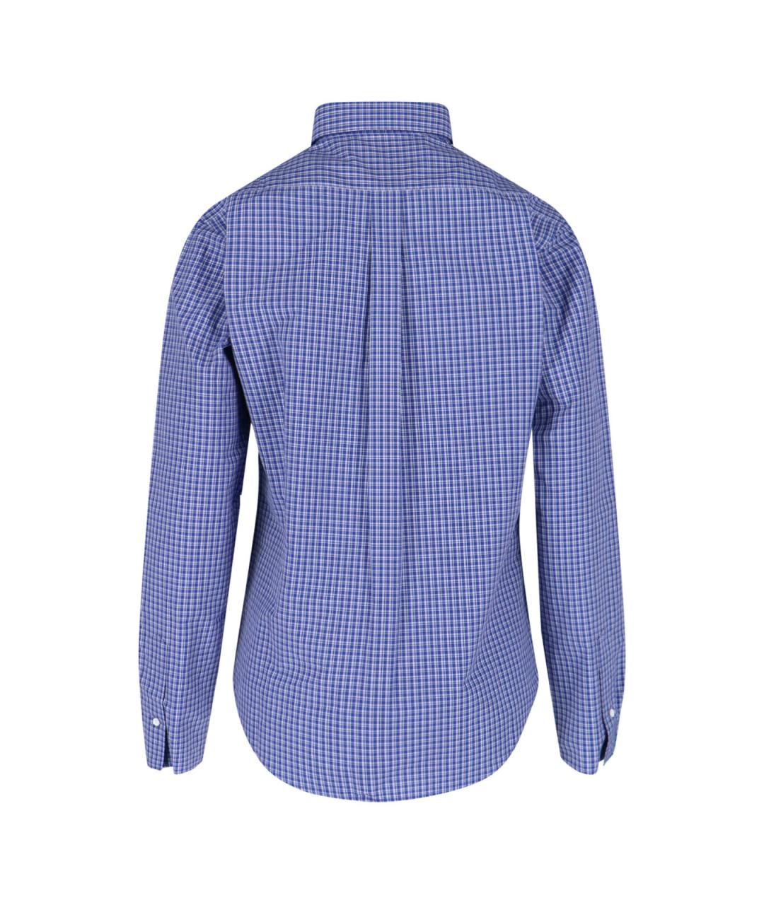 MIU MIU Синяя хлопковая рубашка, фото 2