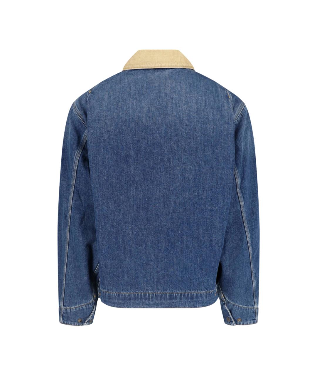 CARHARTT WIP Синяя хлопковая куртка, фото 2