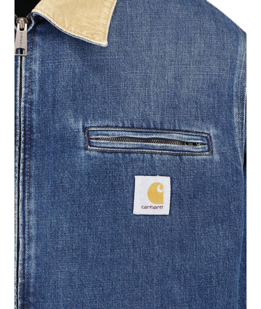 CARHARTT WIP Синяя хлопковая куртка, фото 3