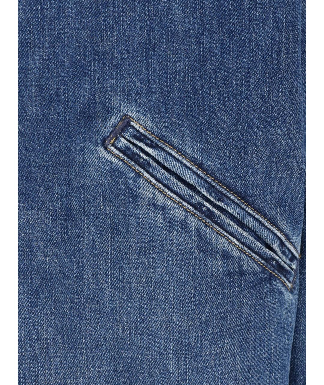 CARHARTT WIP Синяя хлопковая куртка, фото 4