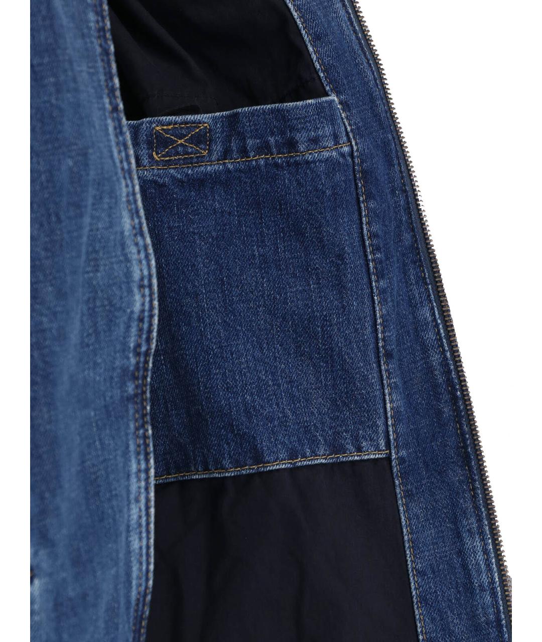 CARHARTT WIP Синяя хлопковая куртка, фото 5