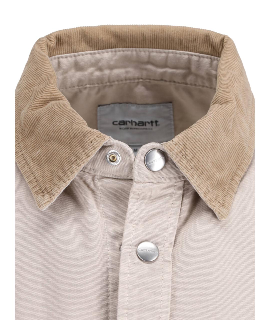 CARHARTT WIP Бежевая хлопковая куртка, фото 3