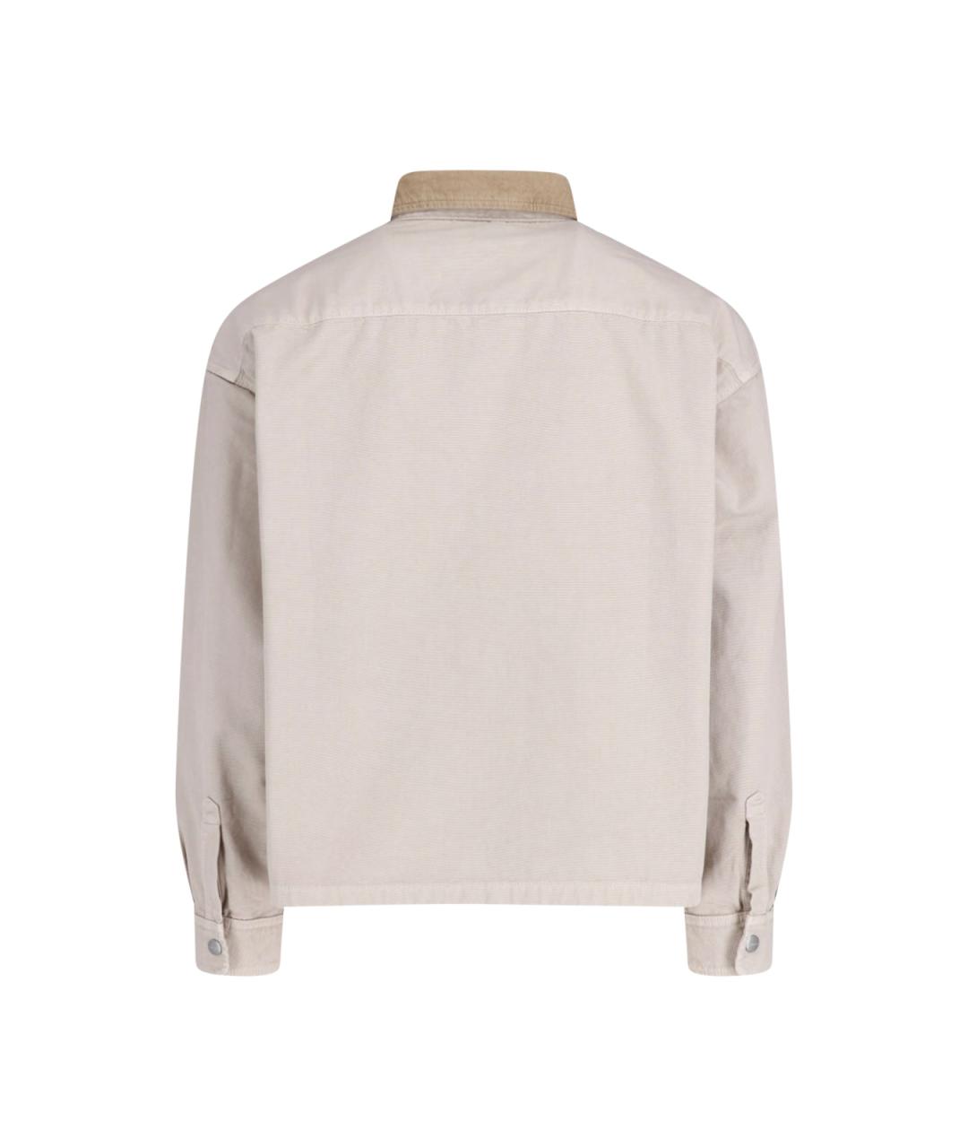 CARHARTT WIP Бежевая хлопковая куртка, фото 2