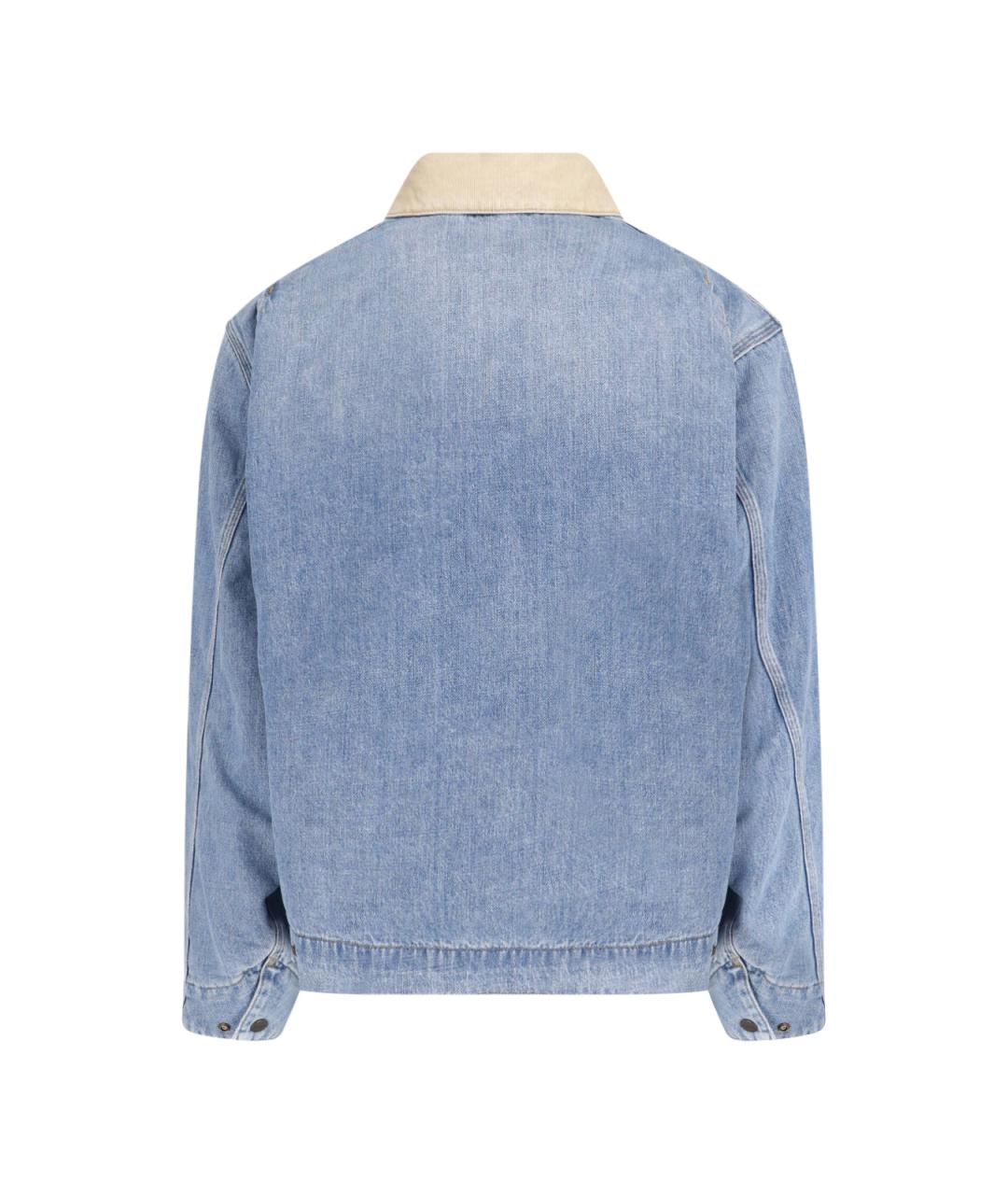 CARHARTT WIP Голубая хлопковая куртка, фото 2