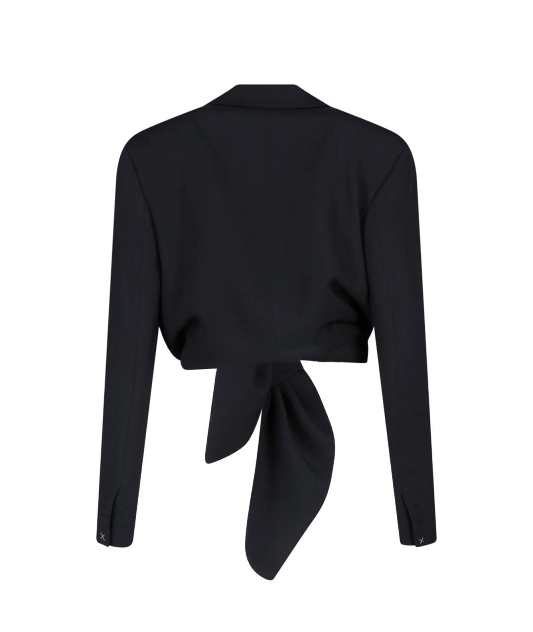 CALVIN KLEIN Темно-синий вискозный жакет/пиджак, фото 2