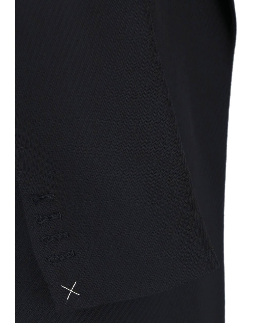 CALVIN KLEIN Темно-синий вискозный жакет/пиджак, фото 4