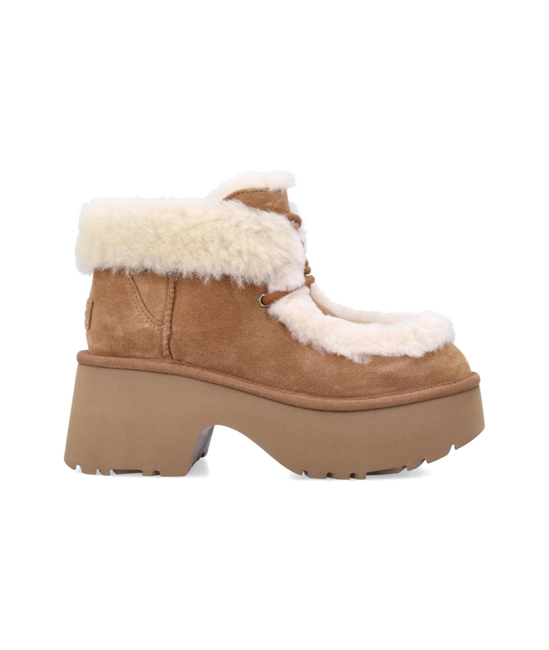 UGG AUSTRALIA Коричневые замшевые ботинки, фото 1