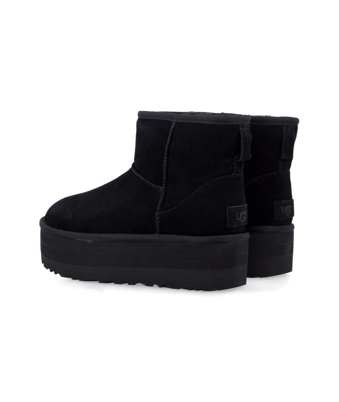 UGG AUSTRALIA Черные замшевые ботинки, фото 4