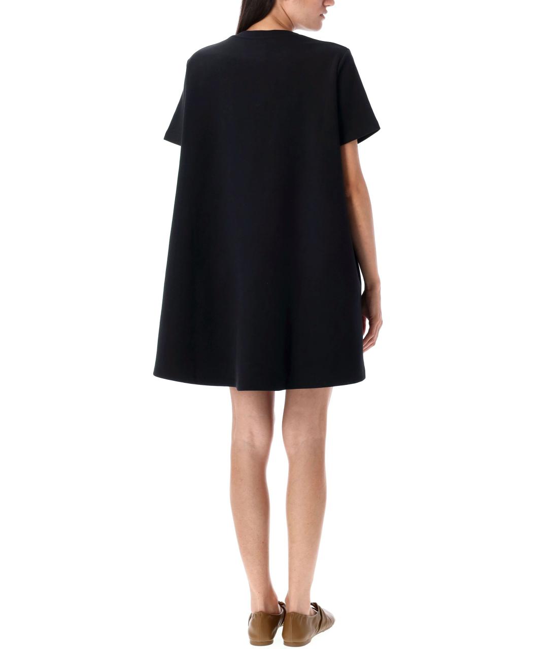 LOEWE Черное хлопковое платье, фото 2