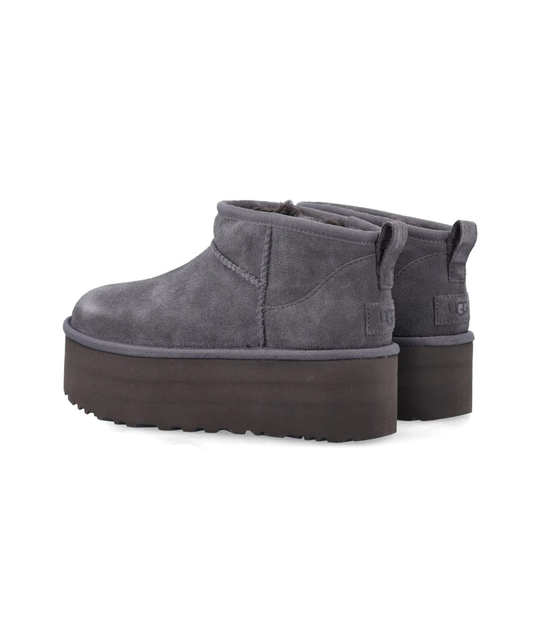 UGG AUSTRALIA Серые замшевые ботинки, фото 4