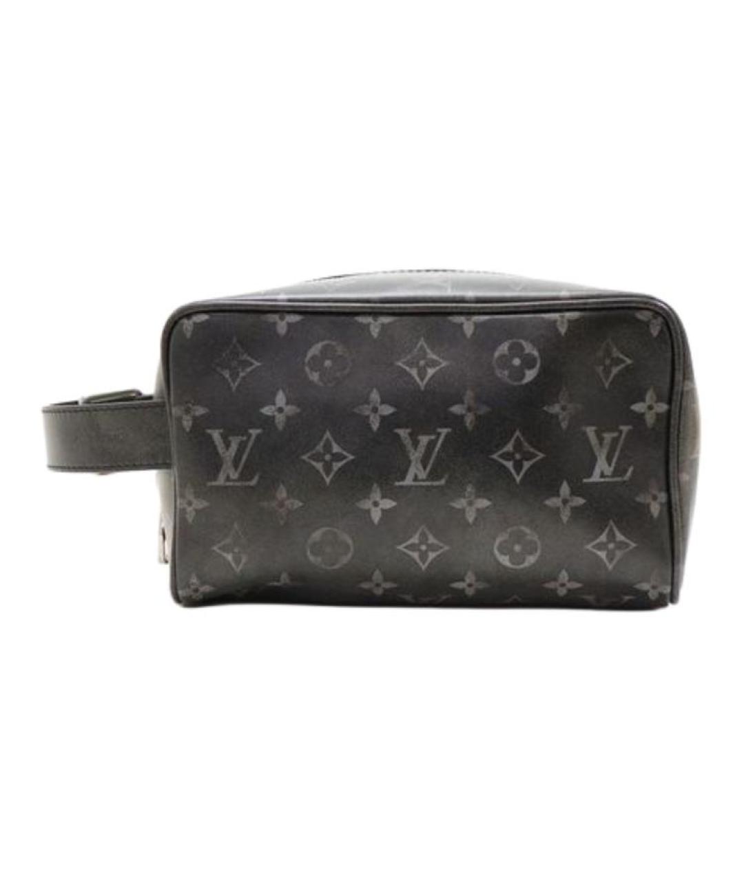 LOUIS VUITTON Черная барсетка, фото 3