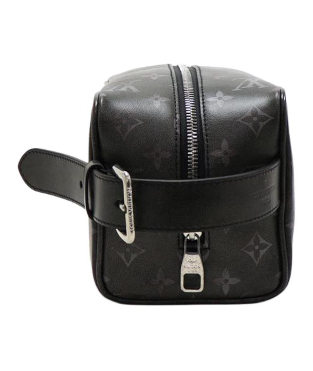 LOUIS VUITTON Черная барсетка, фото 2