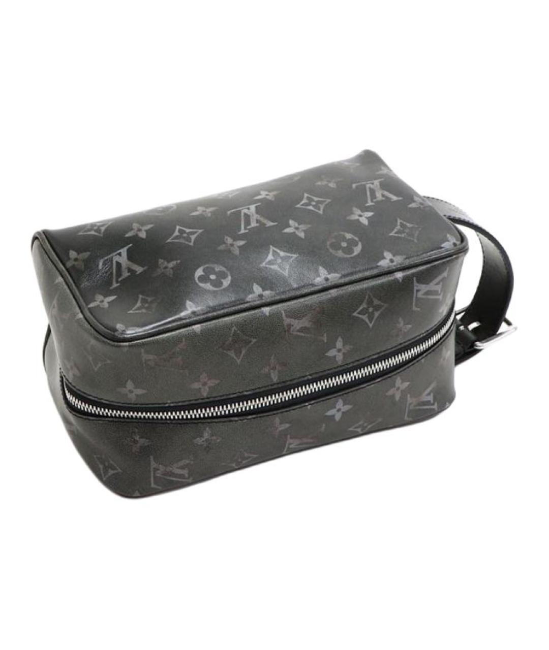 LOUIS VUITTON Черная барсетка, фото 4