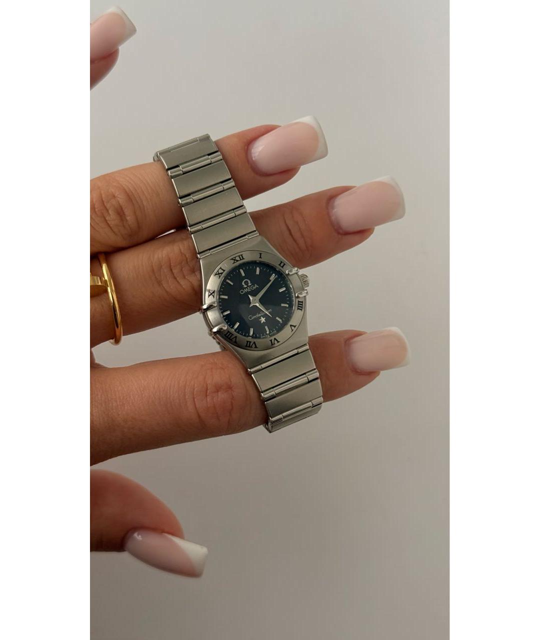 OMEGA Серебряные часы, фото 9