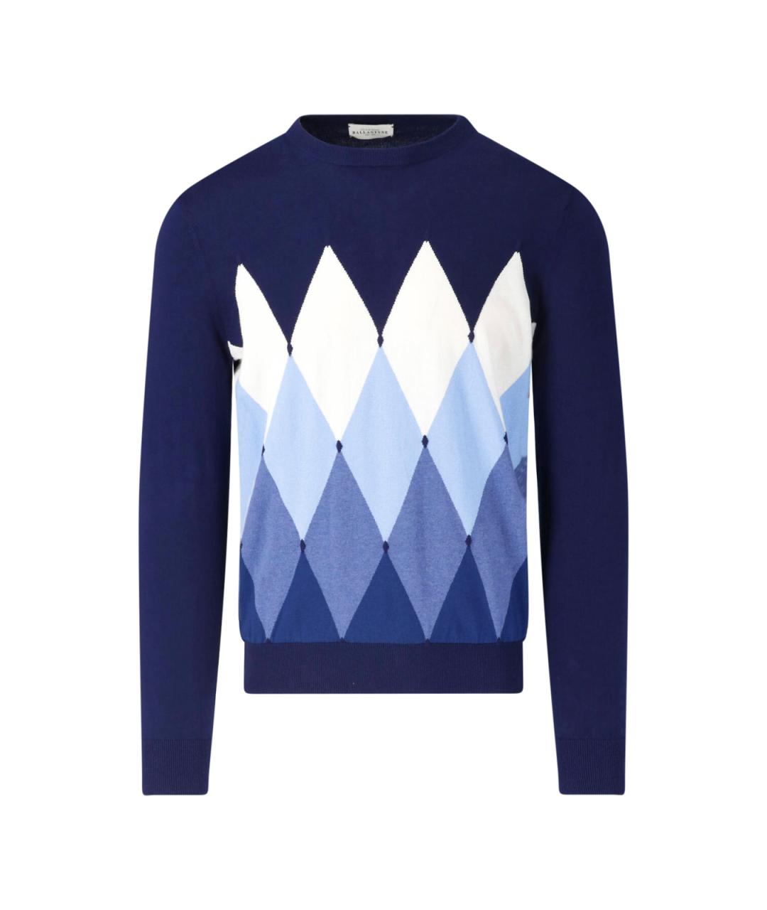 BALLANTYNE Синий джемпер / свитер, фото 1