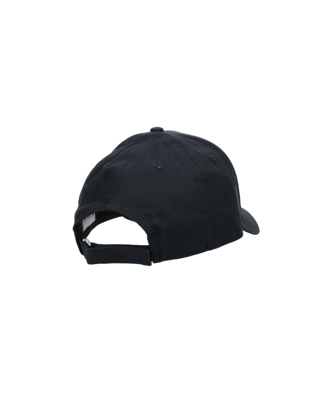 MONCLER Черная хлопковая кепка, фото 2