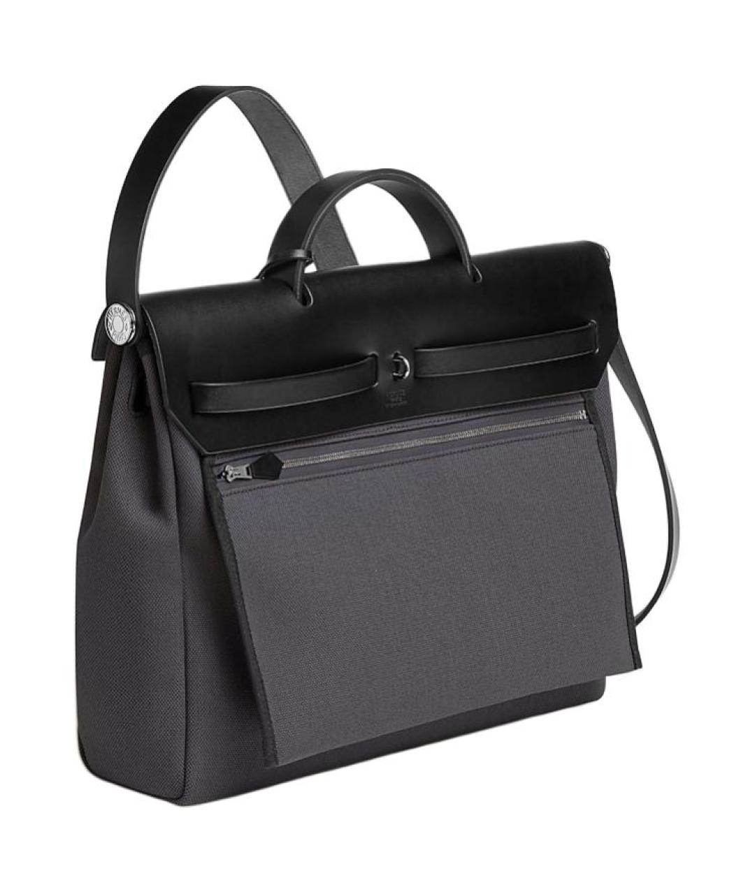 HERMES Черная сумка на плечо, фото 3