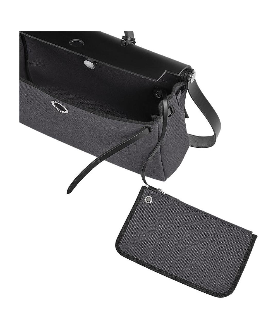 HERMES Черная сумка на плечо, фото 4