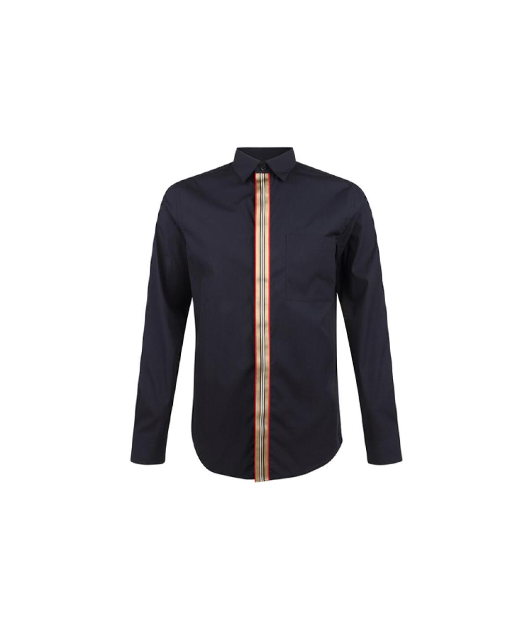 BURBERRY Темно-синяя классическая рубашка, фото 6