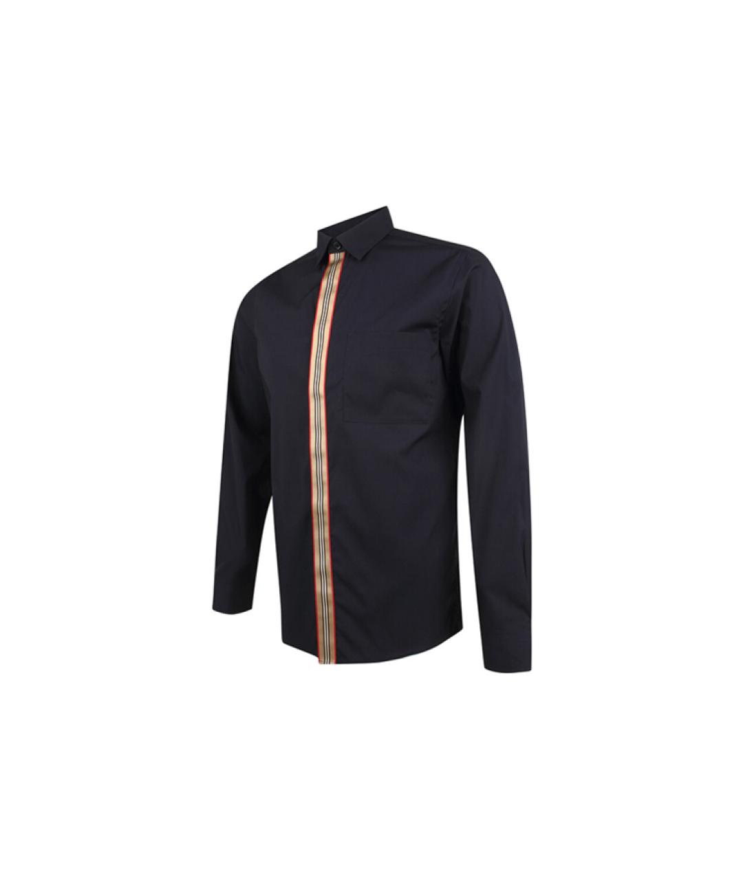 BURBERRY Темно-синяя классическая рубашка, фото 3