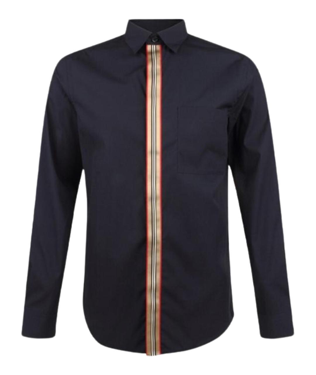 BURBERRY Темно-синяя классическая рубашка, фото 1