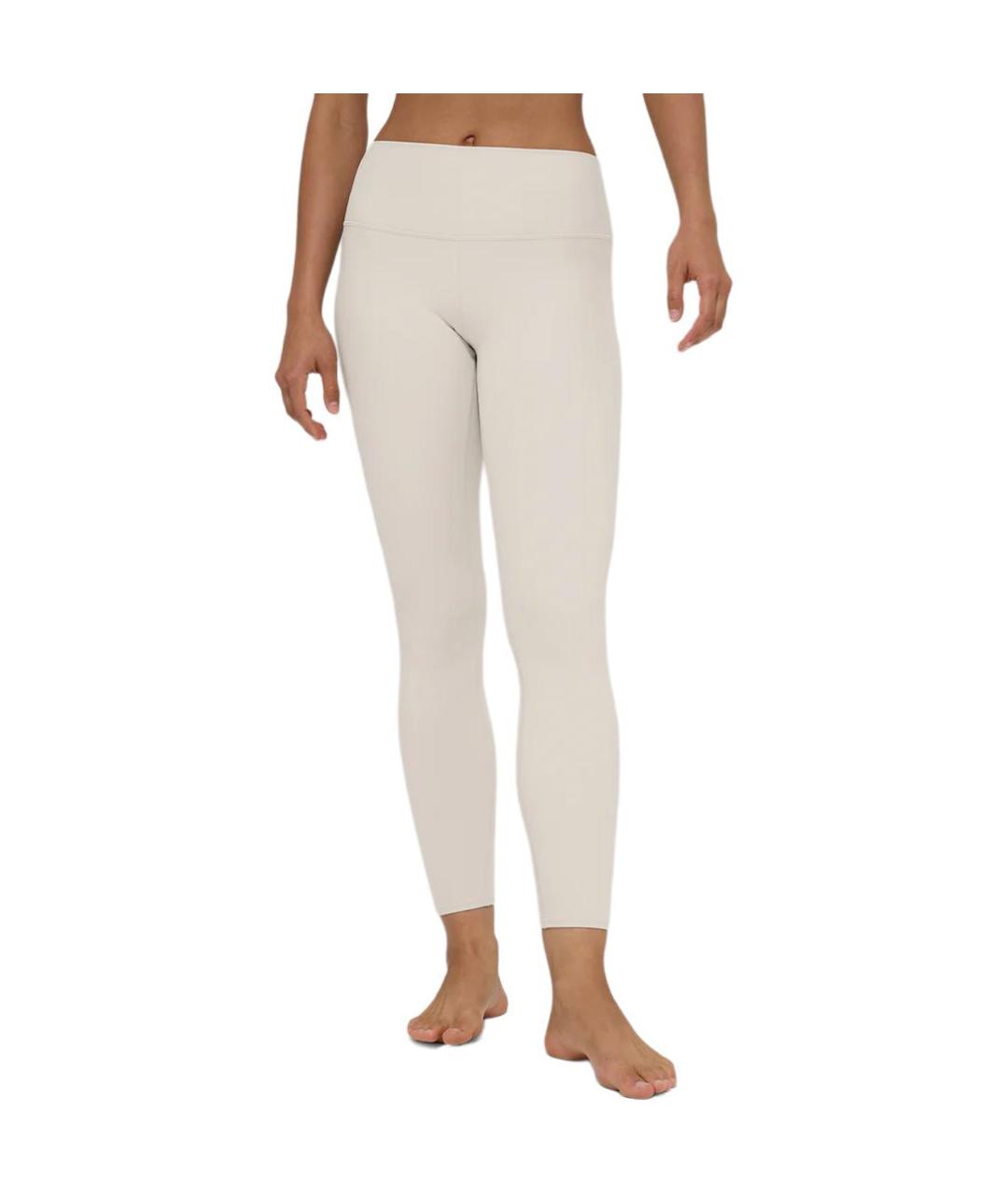 ALO YOGA Бежевые леггинсы и велосипедки, фото 3