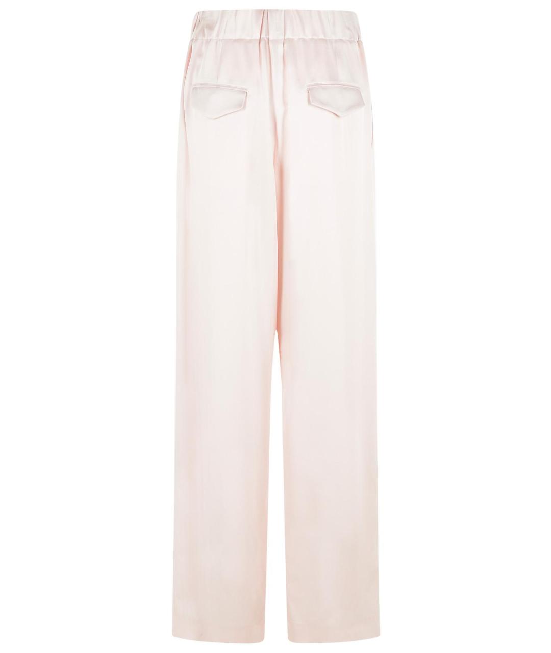 JIL SANDER Розовые прямые брюки, фото 3