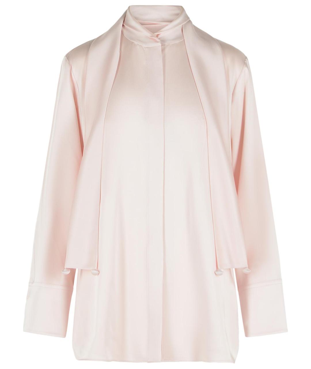 JIL SANDER Розовая ацетатная рубашка, фото 1