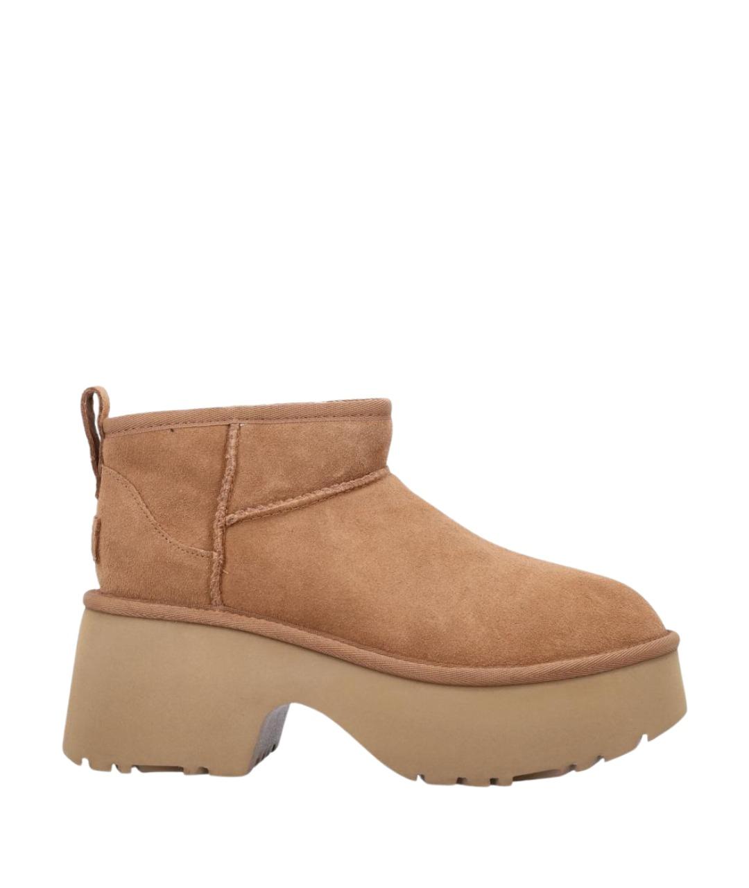 UGG AUSTRALIA Коричневые замшевые ботинки, фото 1