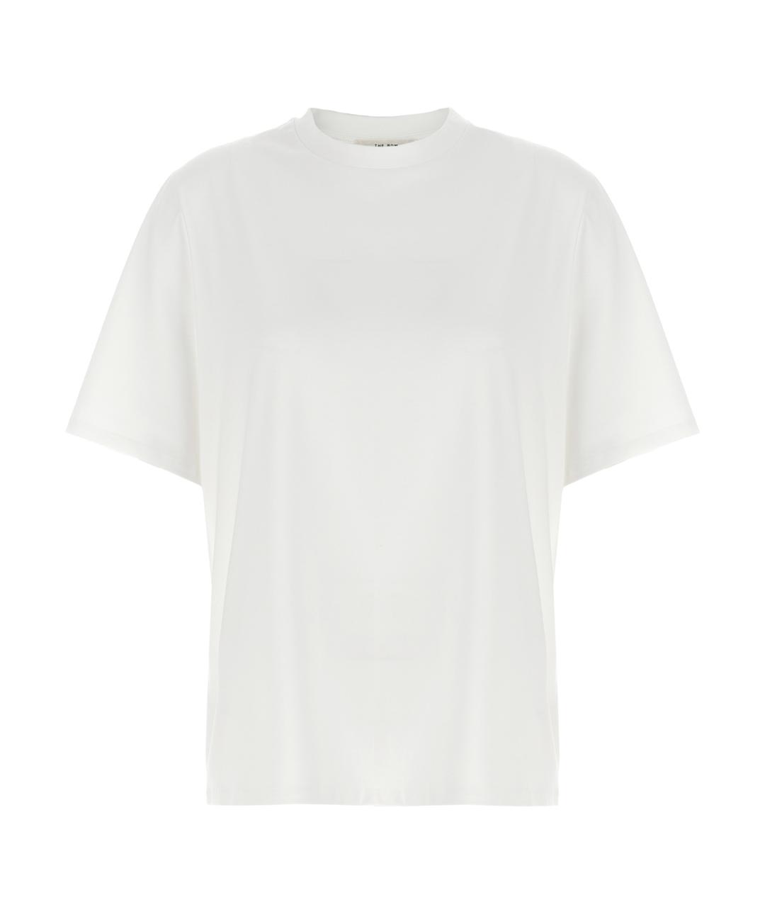 THE ROW Белая хлопковая футболка, фото 1