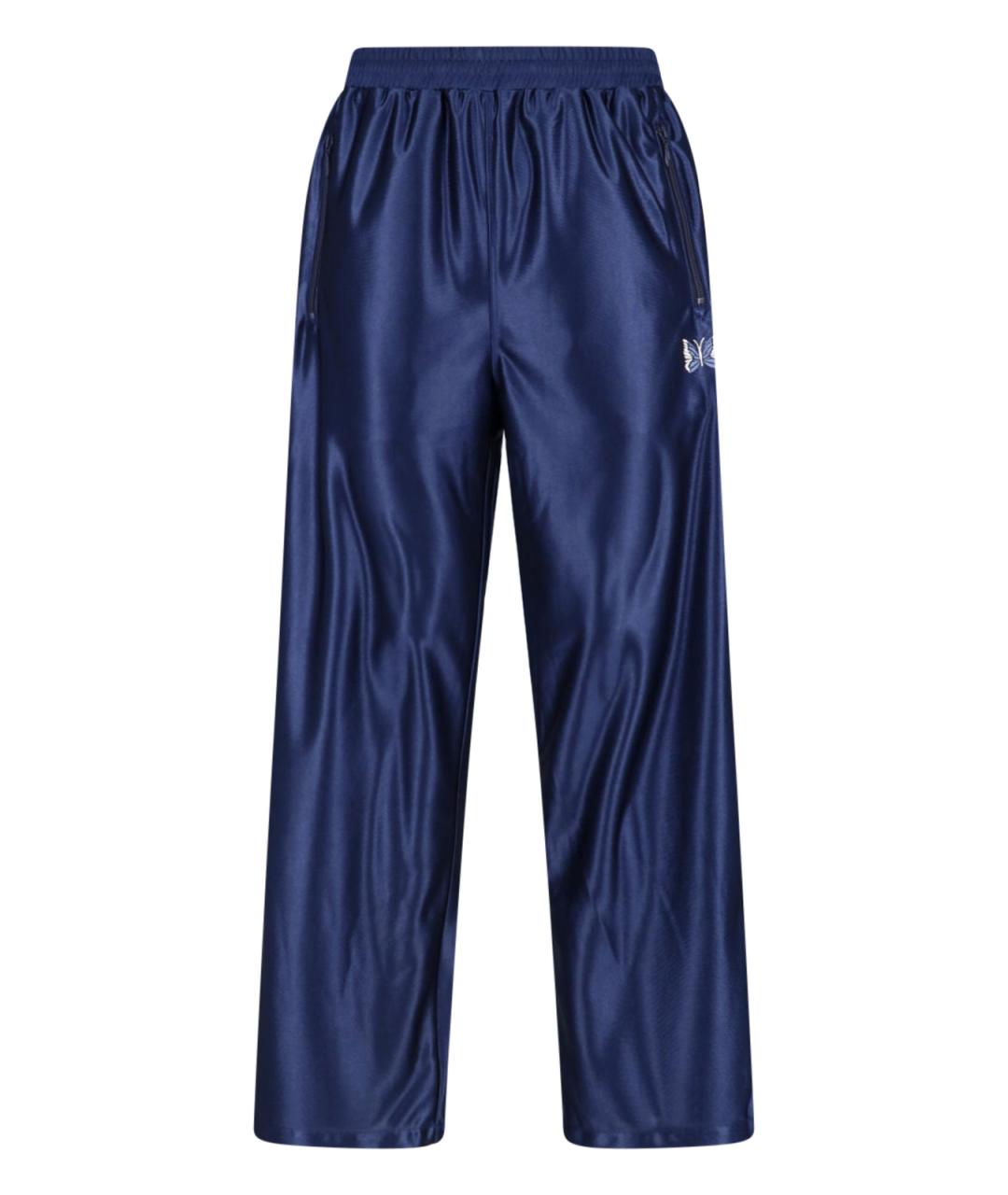 NEEDLES Синие полиэстеровые повседневные брюки, фото 1