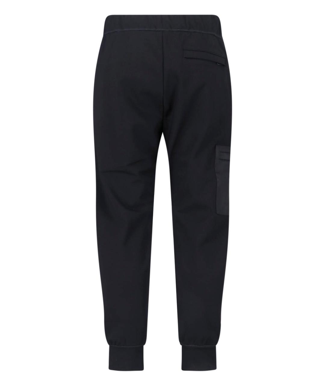 PRADA Черные вискозные повседневные брюки, фото 1