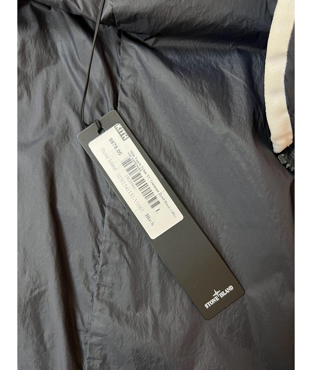 STONE ISLAND Антрацитовая полиамидовая куртка, фото 5