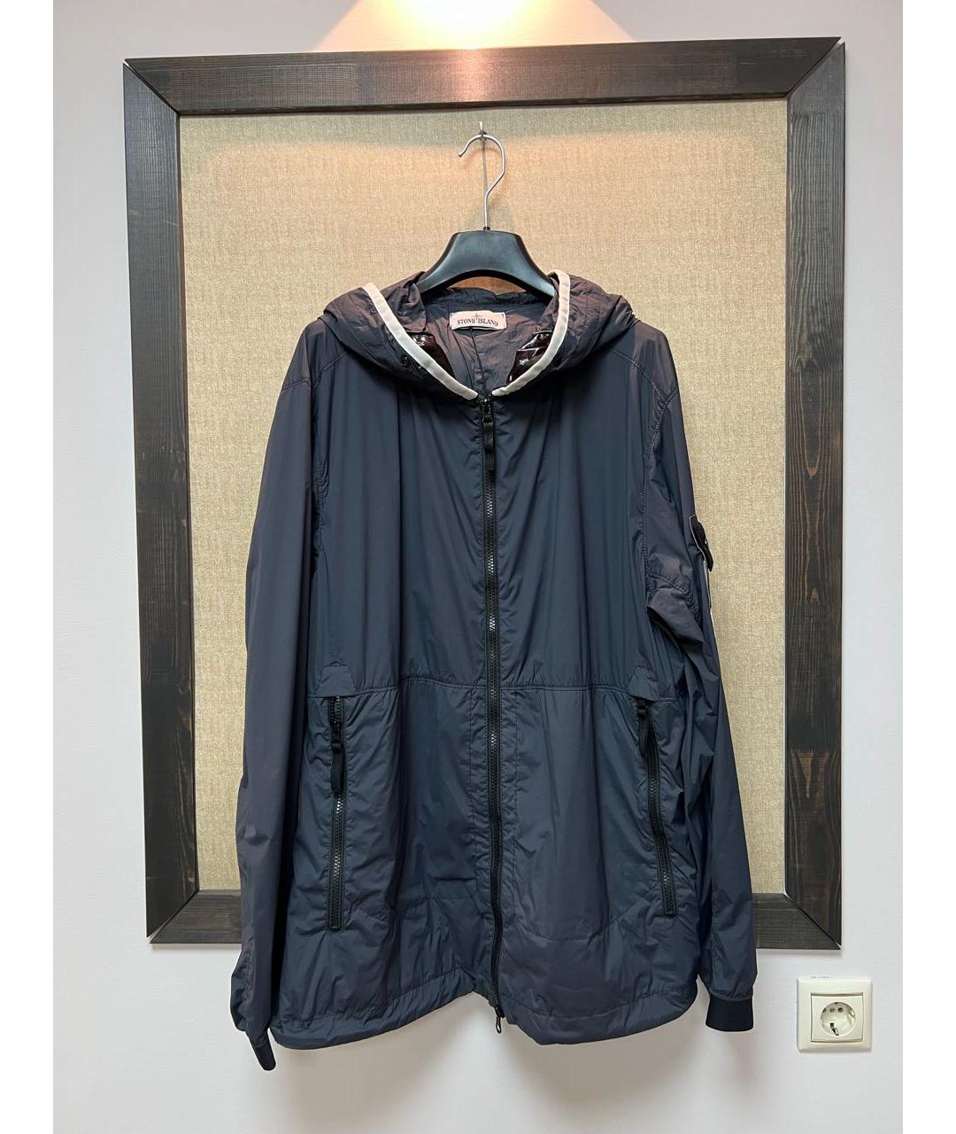 STONE ISLAND Антрацитовая полиамидовая куртка, фото 9