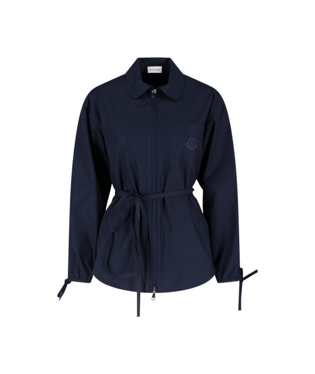 MONCLER Синяя хлопковая куртка, фото 1