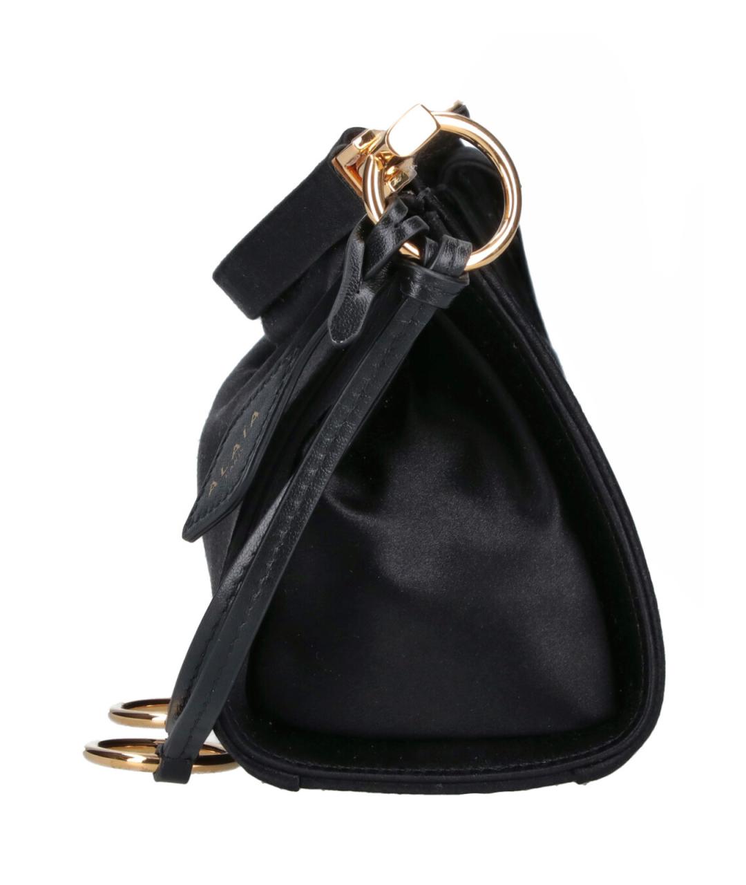 ALAIA Черная сумка с короткими ручками, фото 5