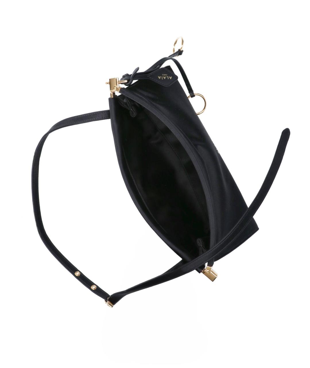 ALAIA Черная сумка с короткими ручками, фото 4