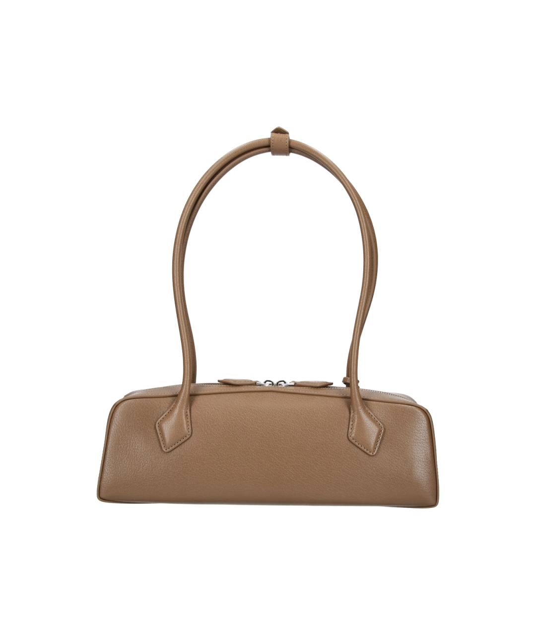 ALAIA Коричневая кожаная сумка через плечо, фото 3