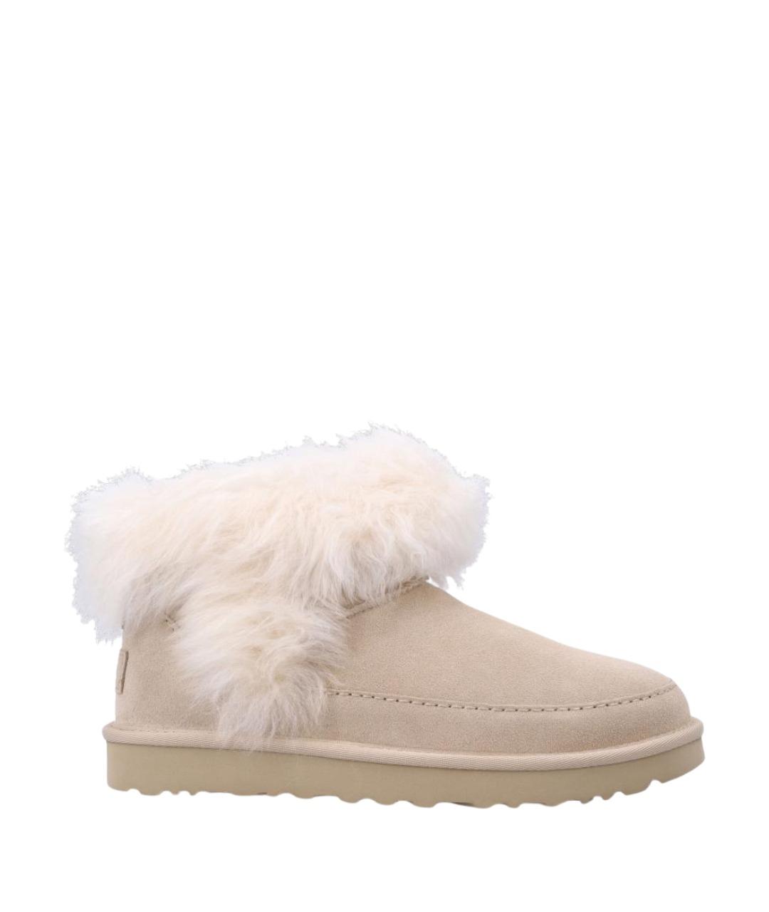UGG AUSTRALIA Бежевые замшевые ботинки, фото 1