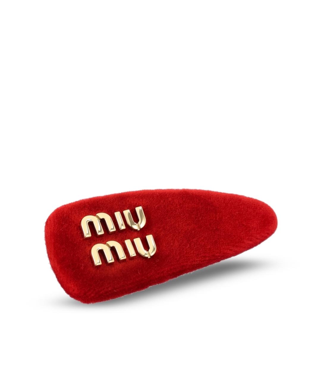 MIU MIU Красная заколка, фото 1